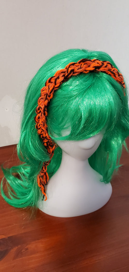 Braided Headband- Pumpkin Spice