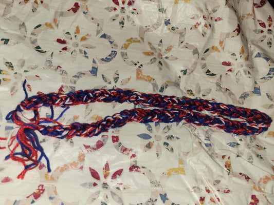 Braided Headband- 4th of July