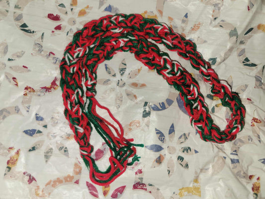Braided Headband- Christmas