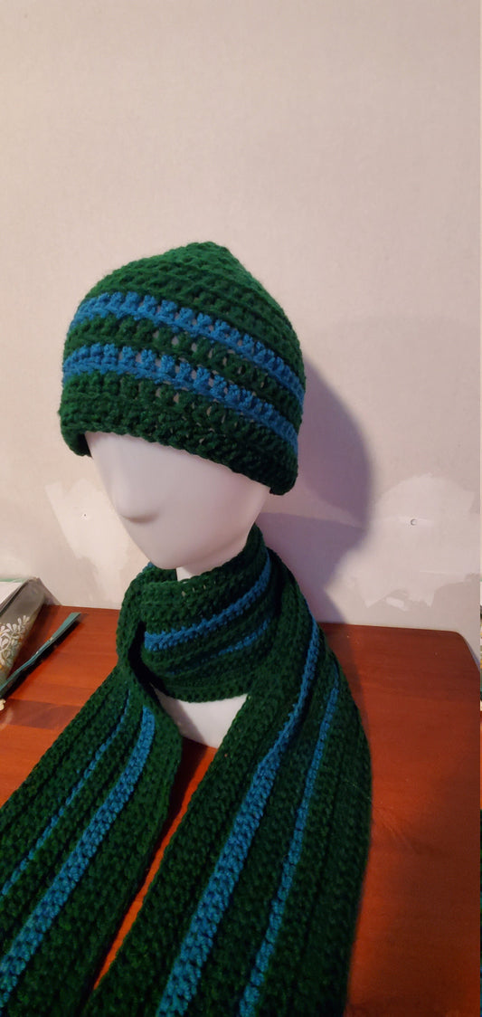 Men's Hat and Scarf