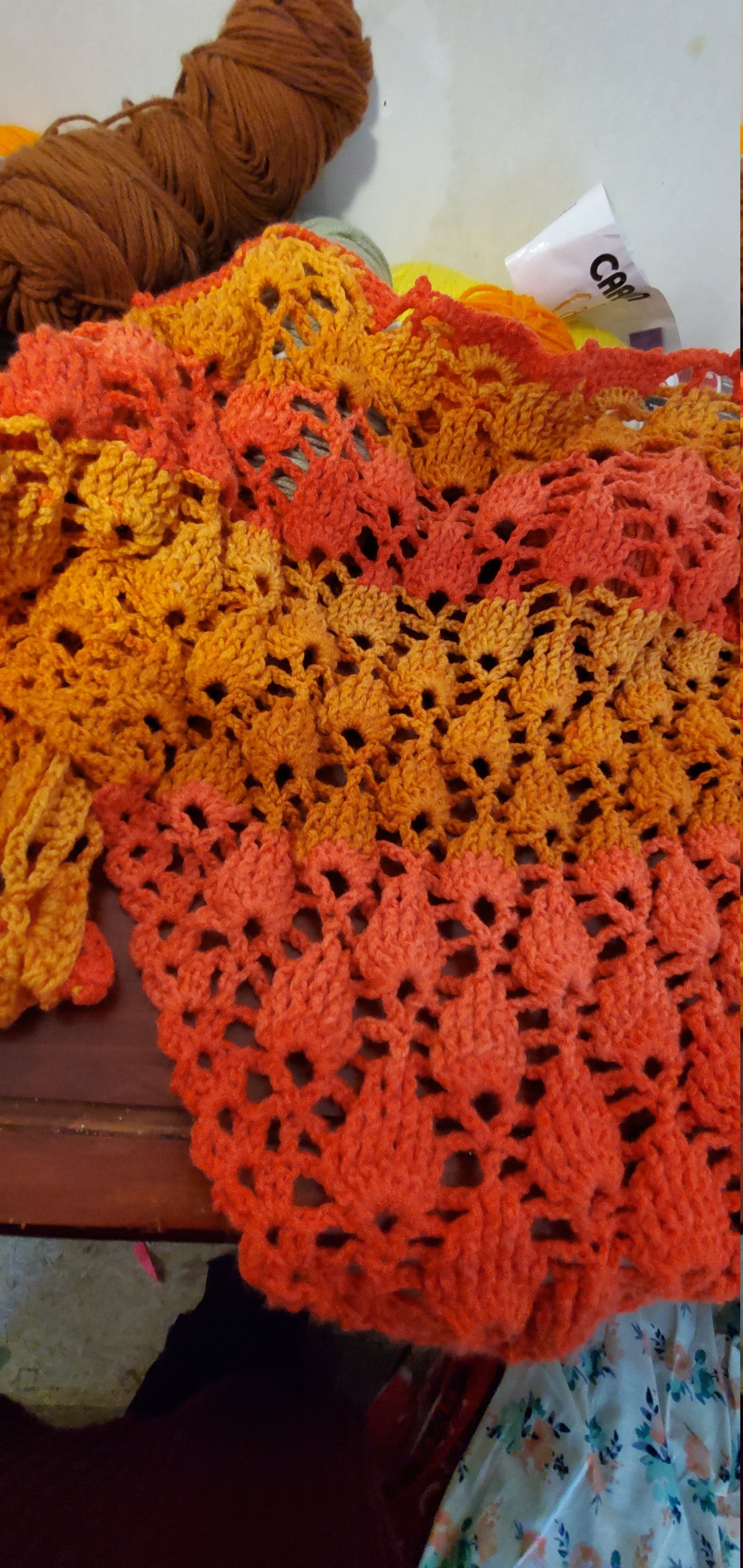 Autumn Foliage Shawl