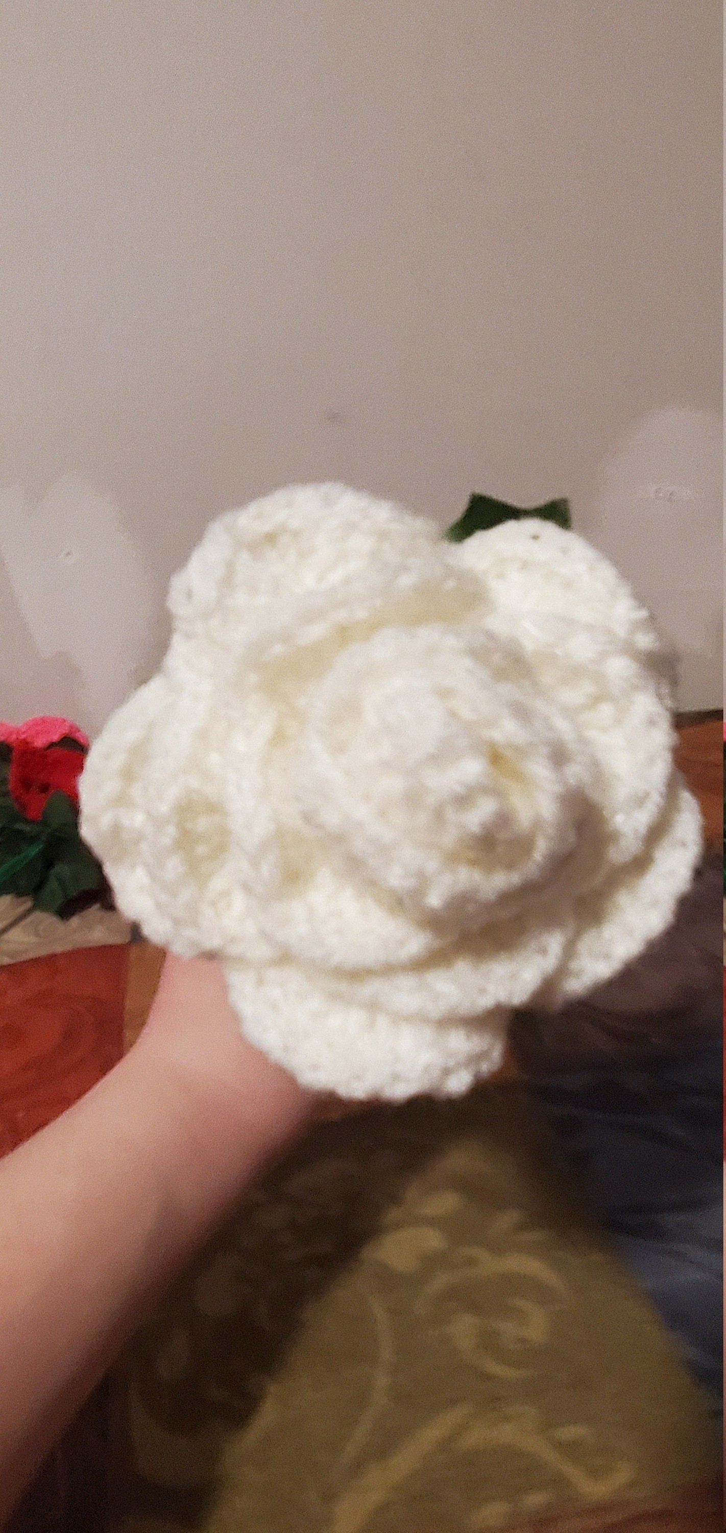 Crochet Rose- Valentine's Day