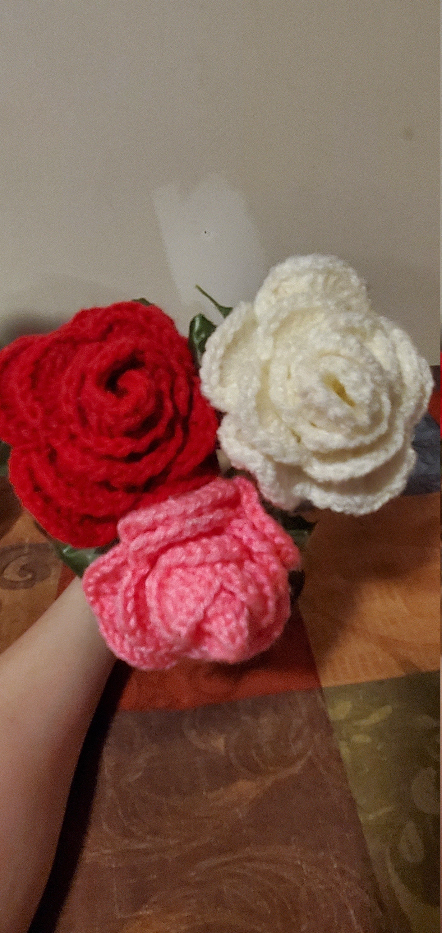 Crochet Rose- Valentine's Day