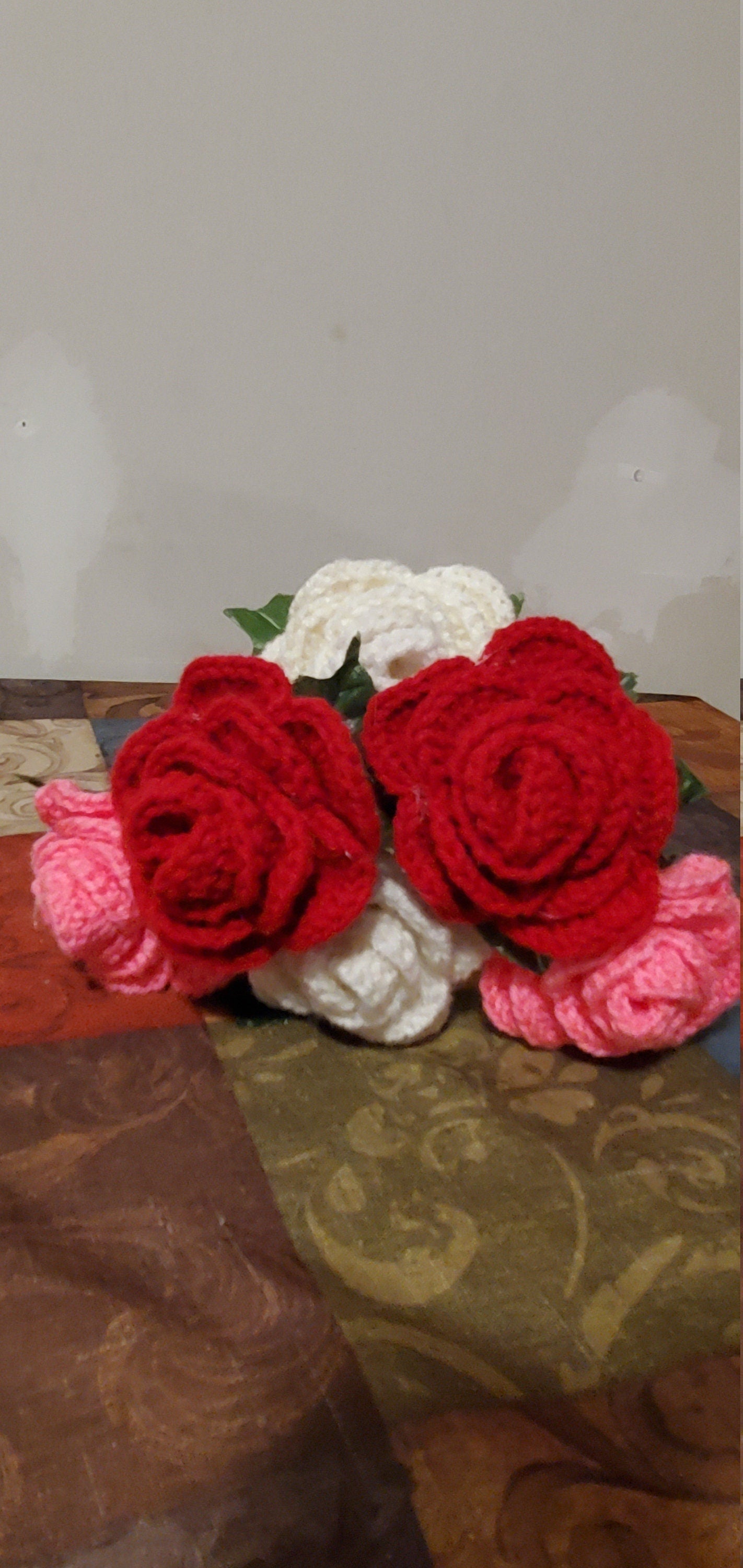 Crochet Rose- Valentine's Day