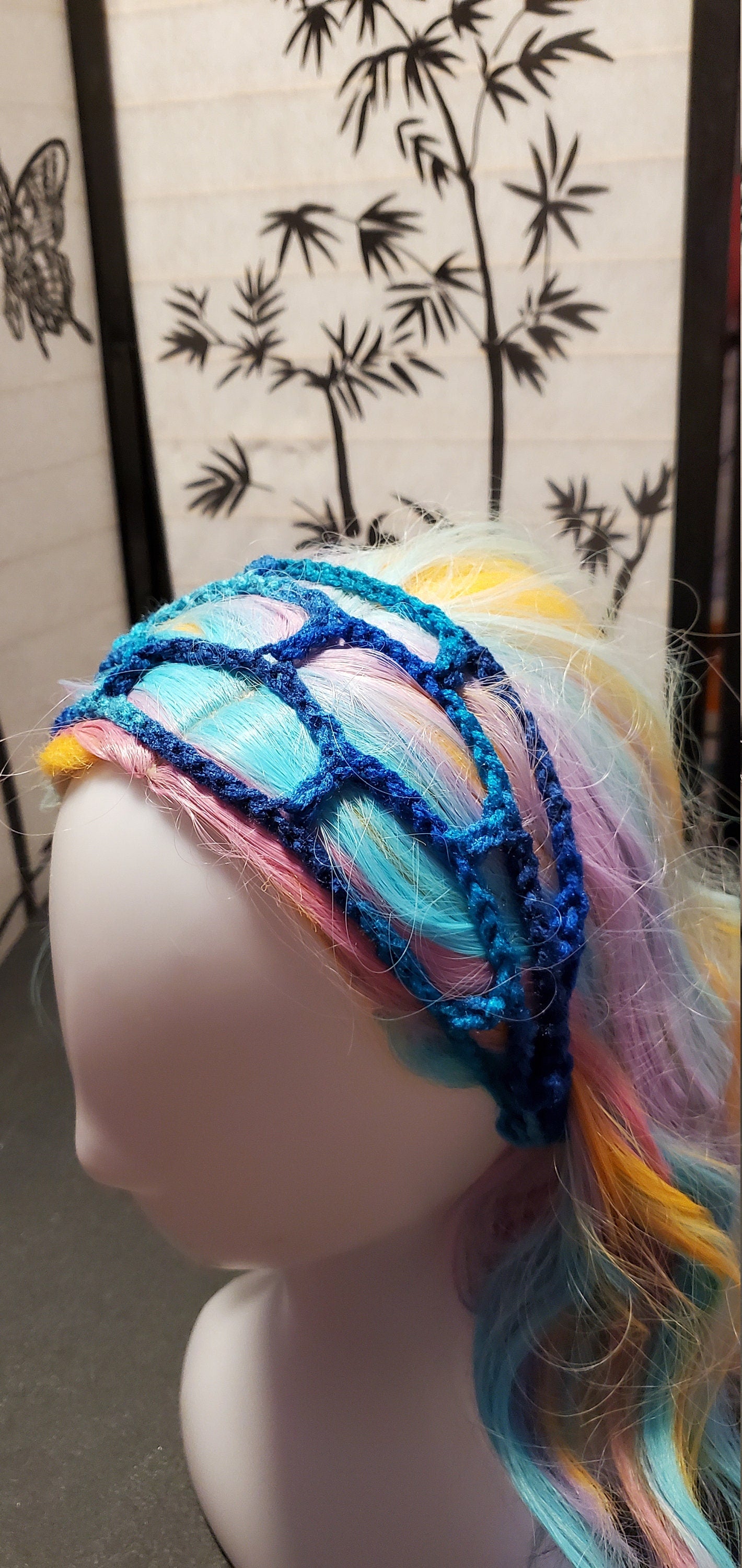 Crochet Headband- Macaw