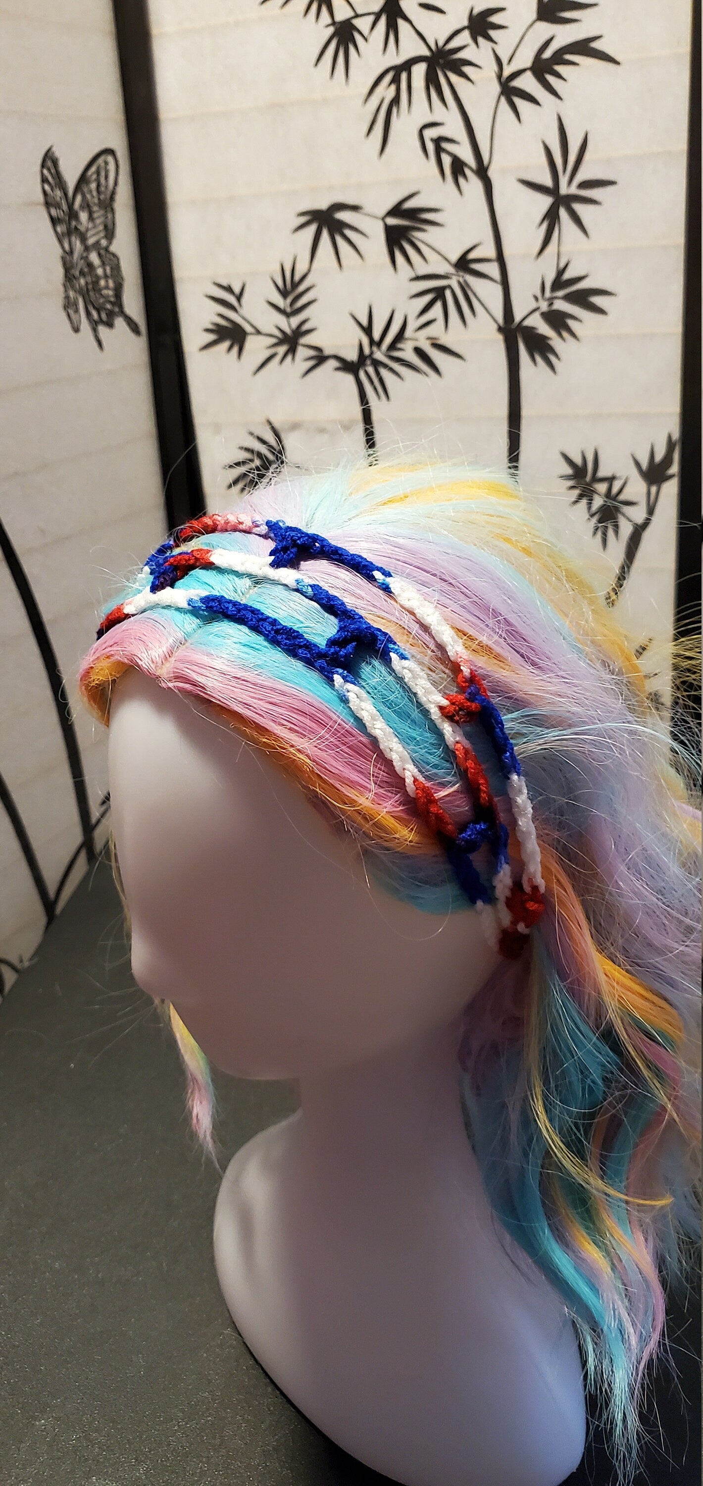 Crochet Headband- 4th of July