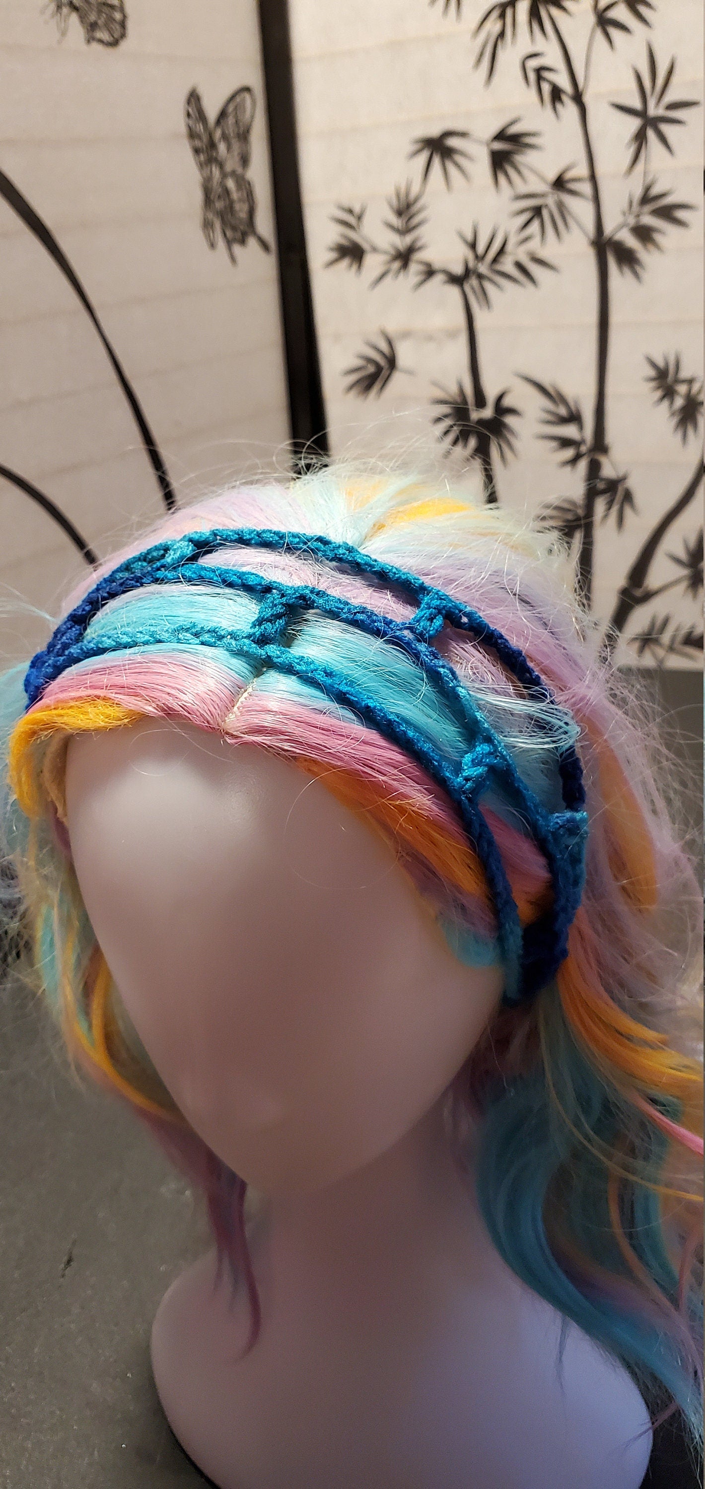 Crochet Headband- Macaw