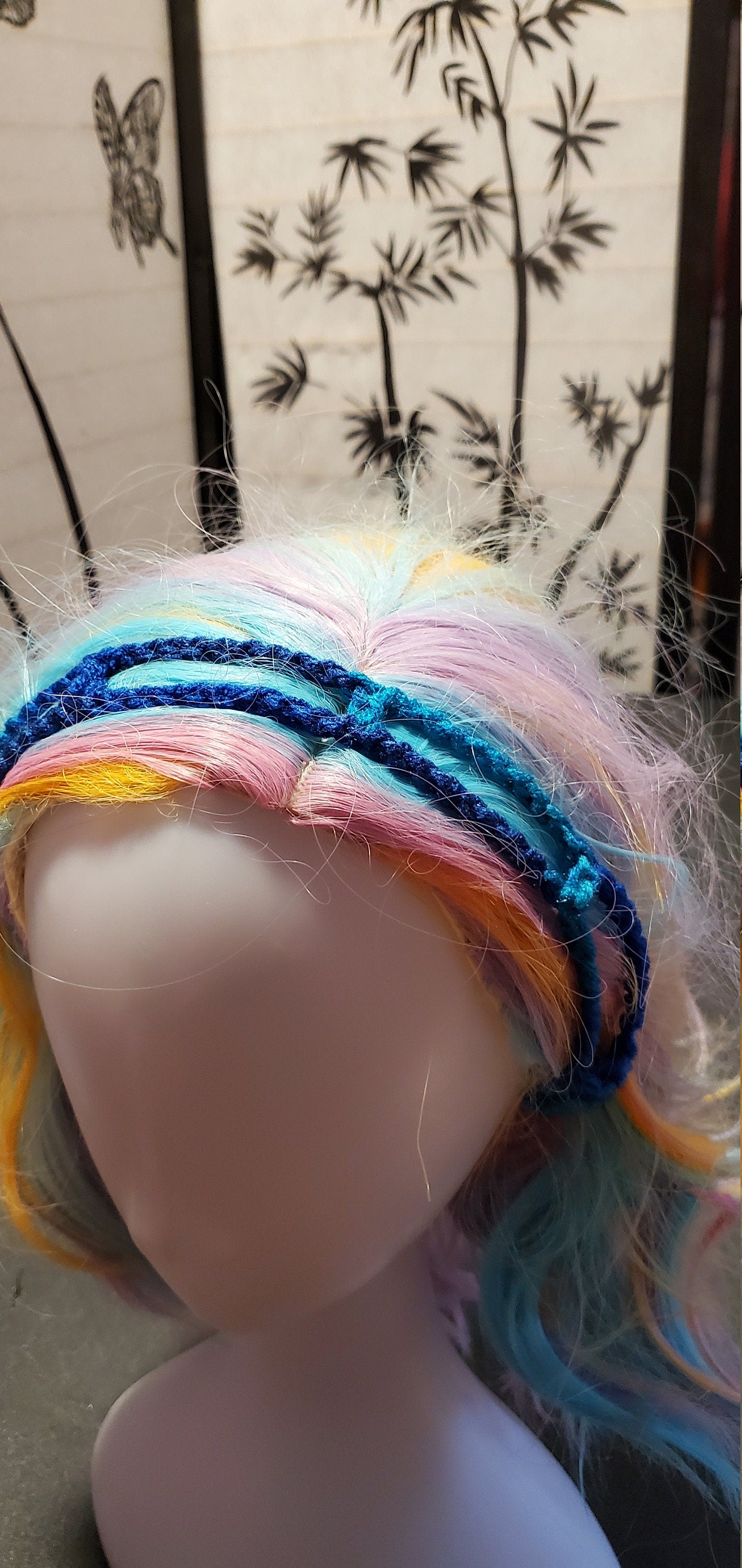 Crochet Headband- Macaw