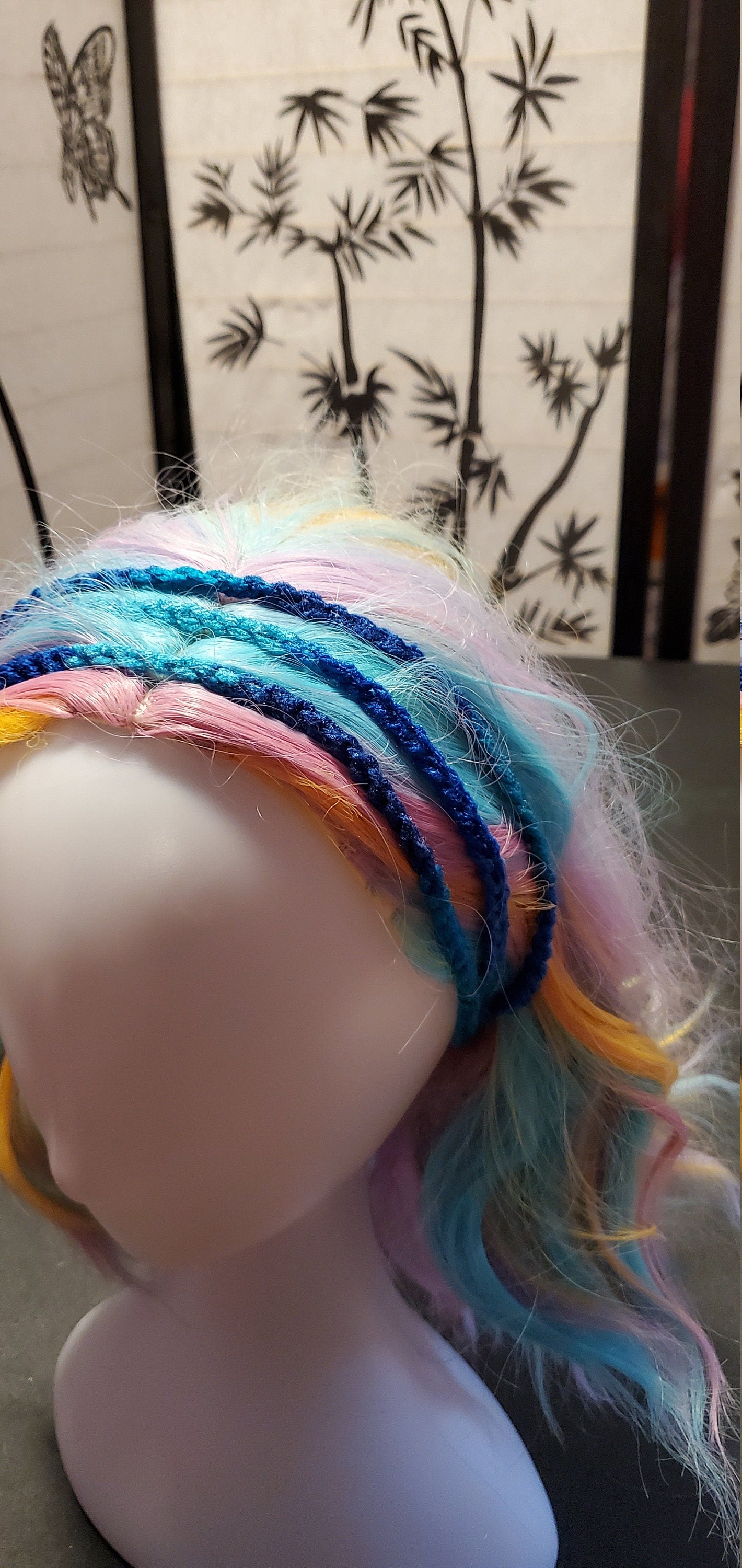 Crochet Headband- Macaw