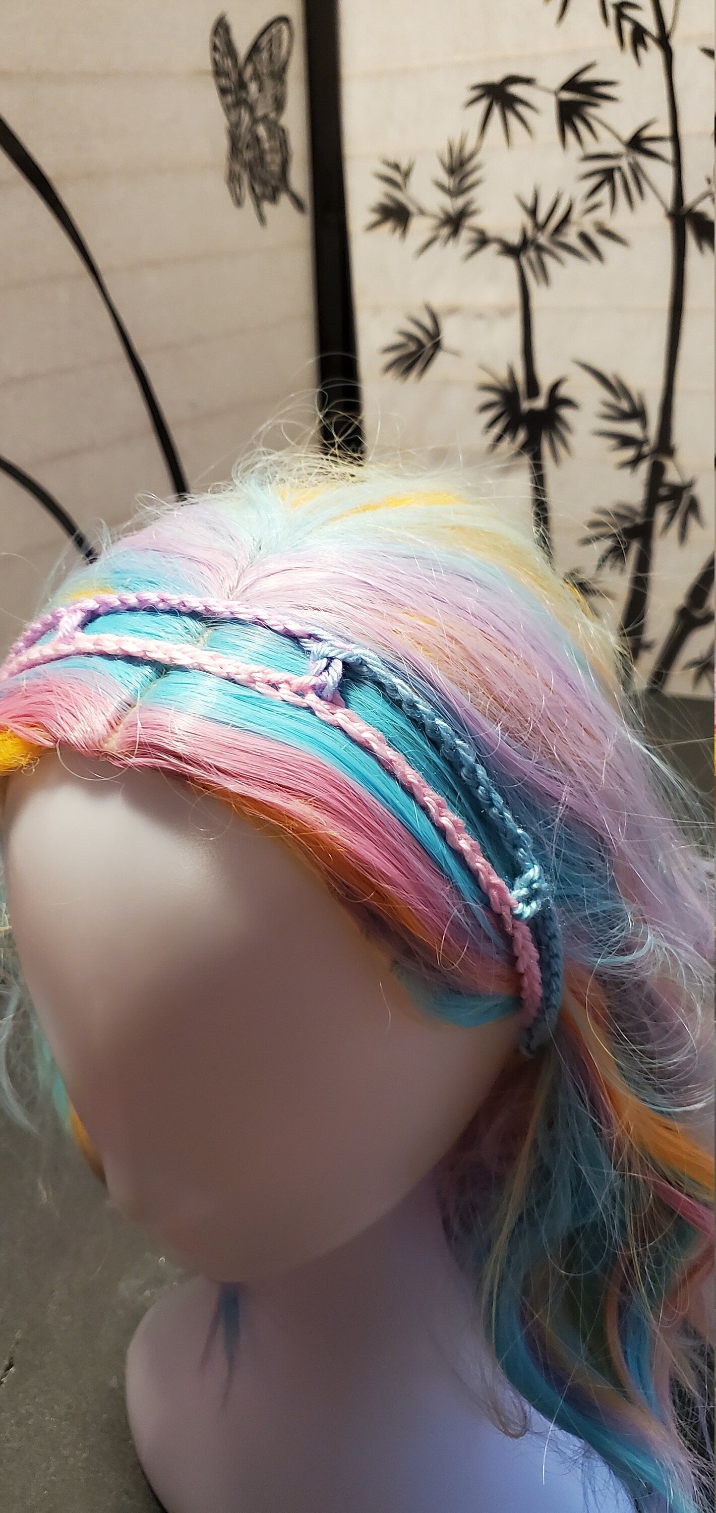 Crochet Headband- Cotton Candy