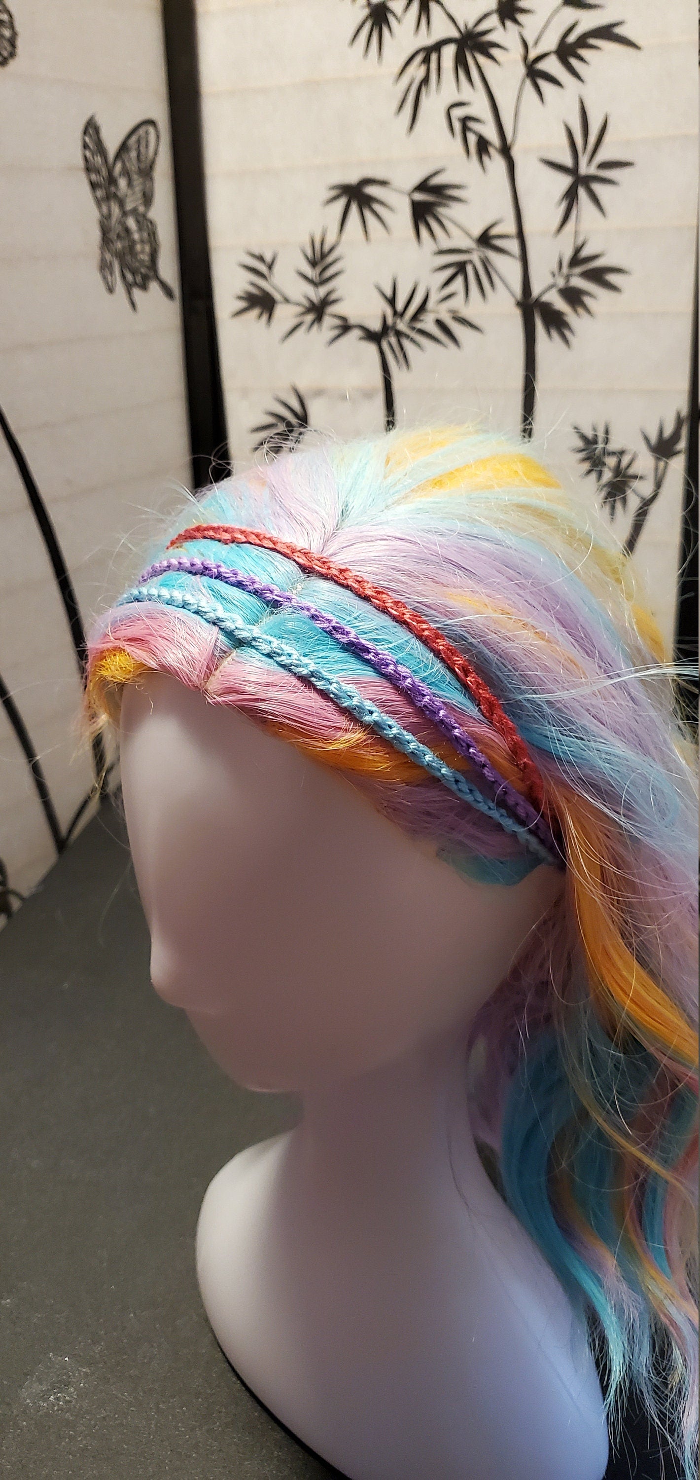 Crochet Headband- Cotton Candy