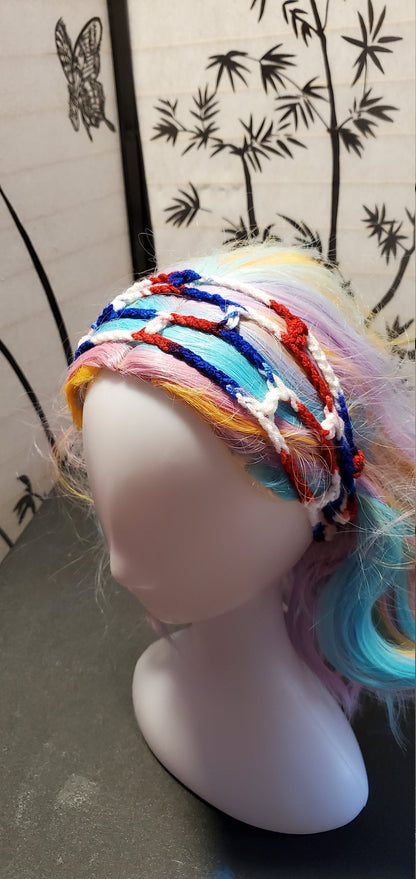 Crochet Headband- 4th of July