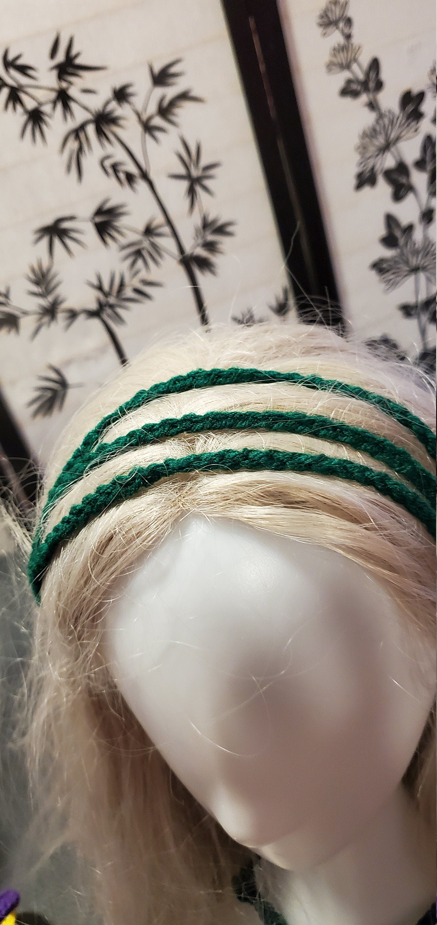 Crochet Headband- Green