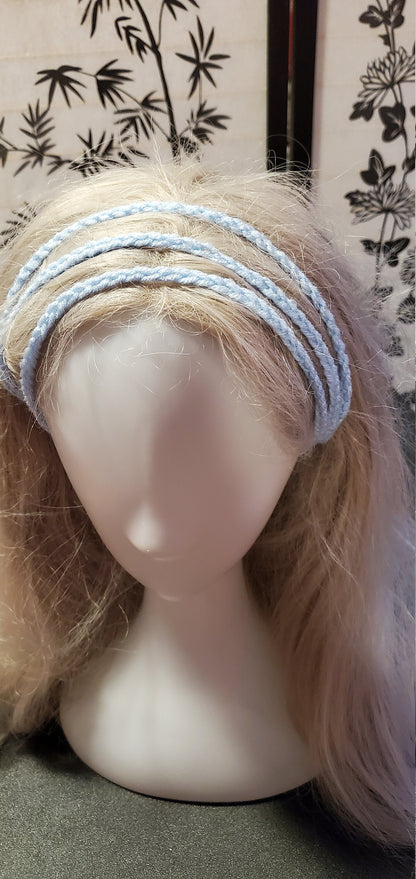 Crochet Headband- Light Blue