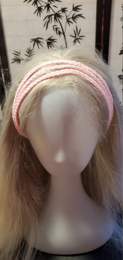 Crochet Headband- Light Pink