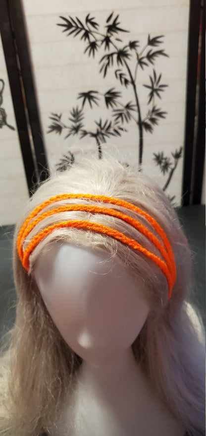 Crochet Headband- Orange