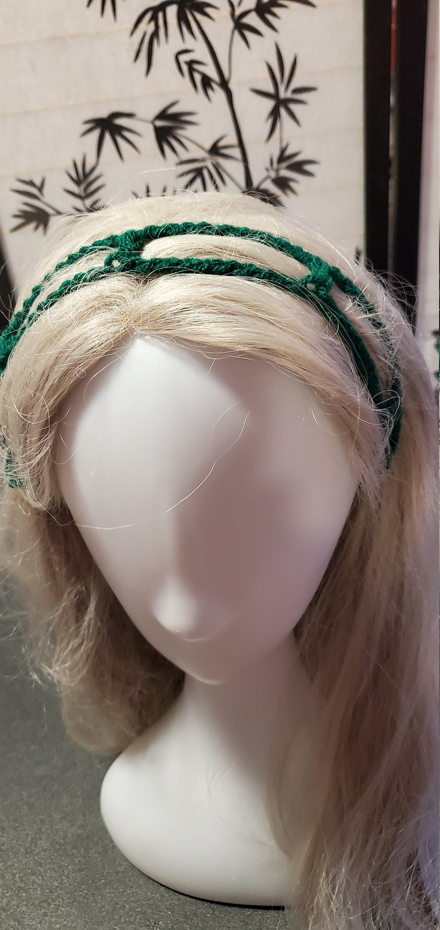 Crochet Headband- Green