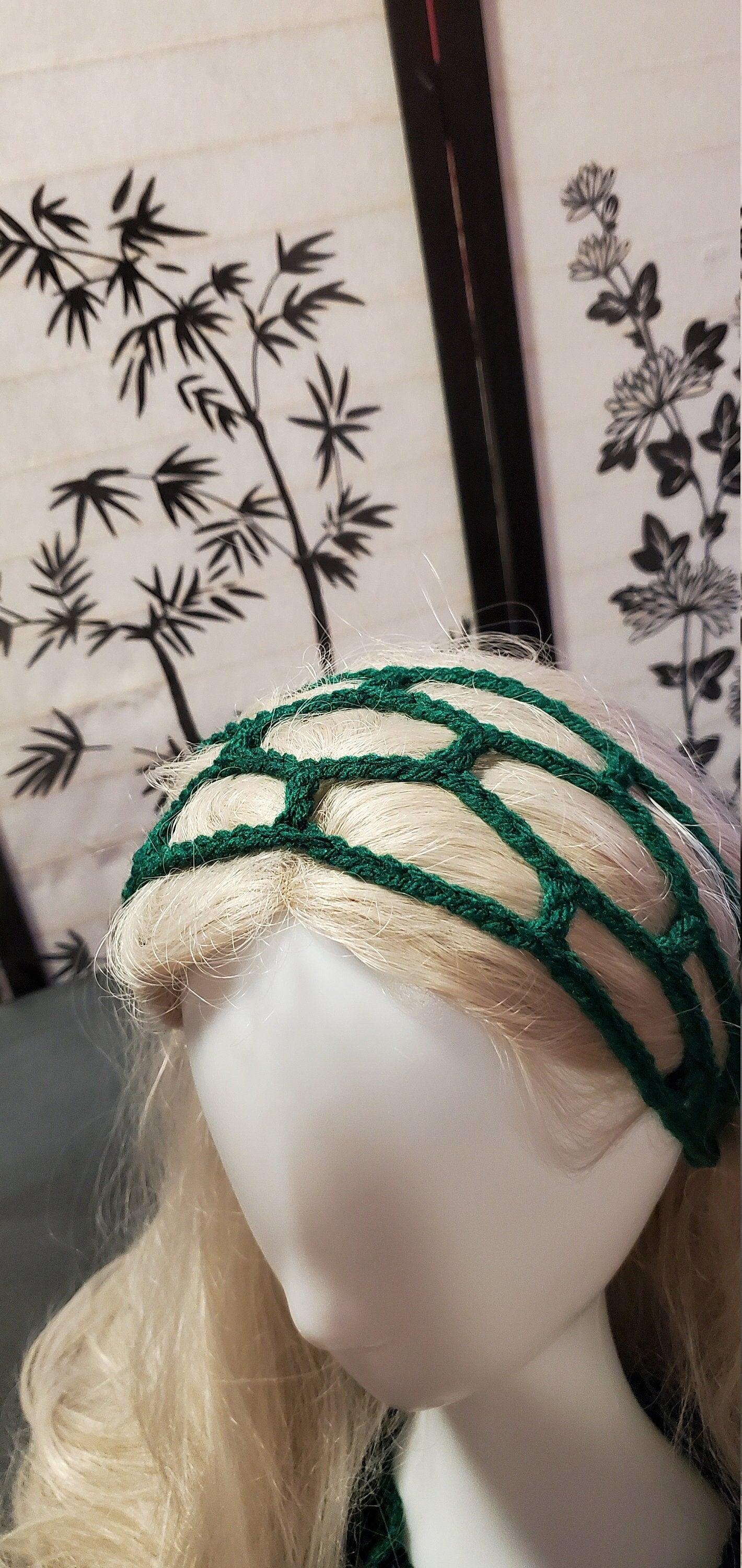 Crochet Headband- Green