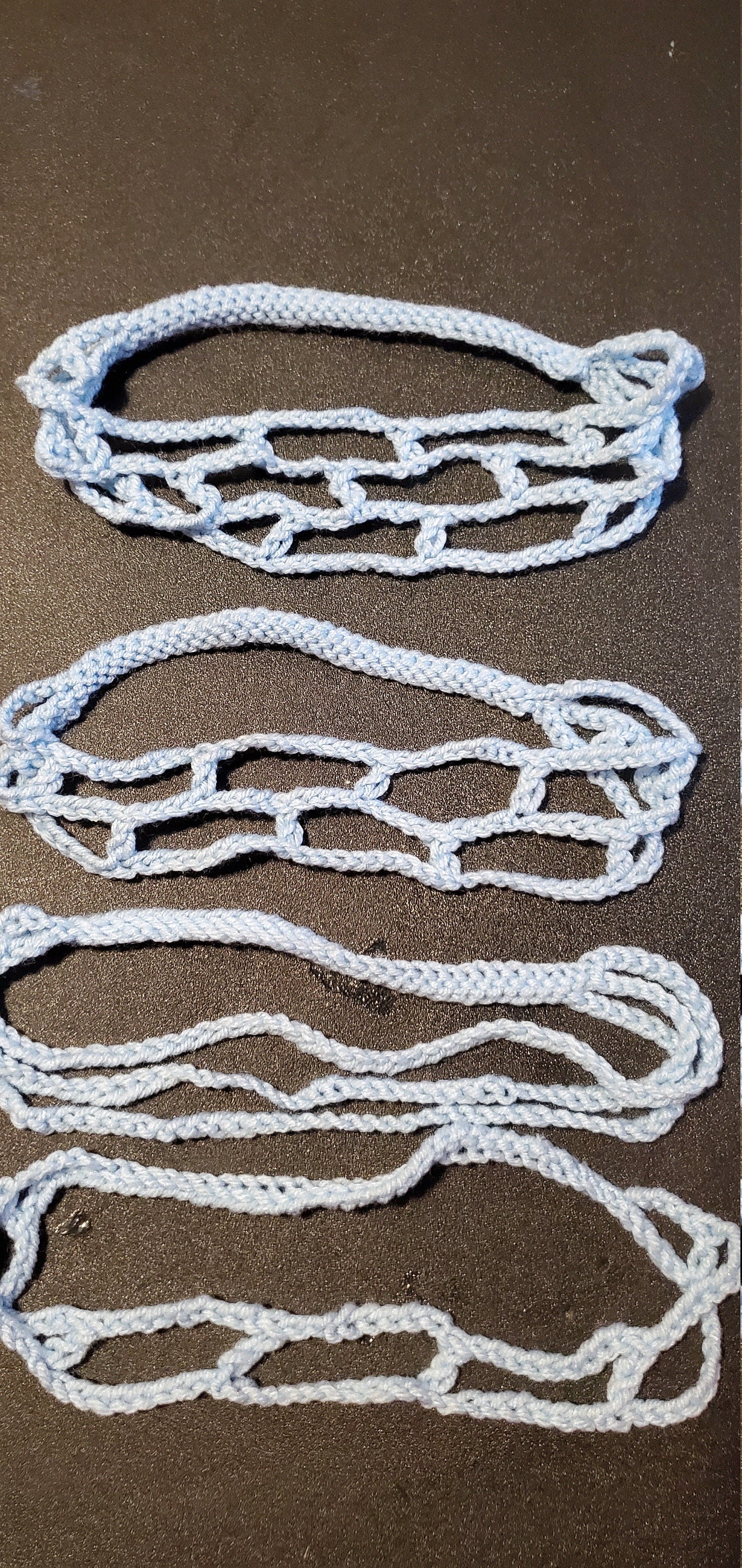 Crochet Headband- Light Blue