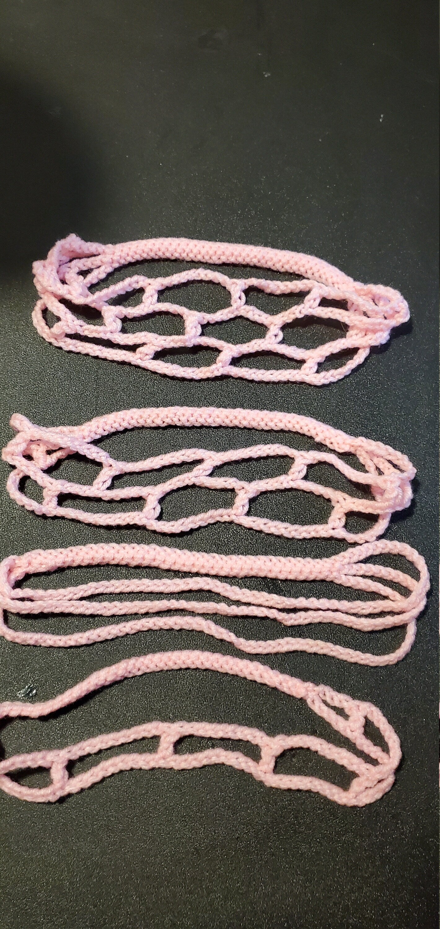 Crochet Headband- Light Pink