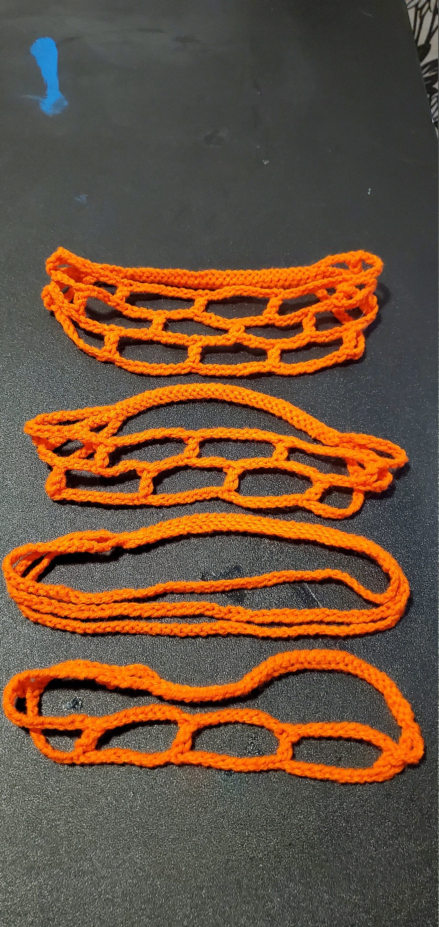 Crochet Headband- Orange