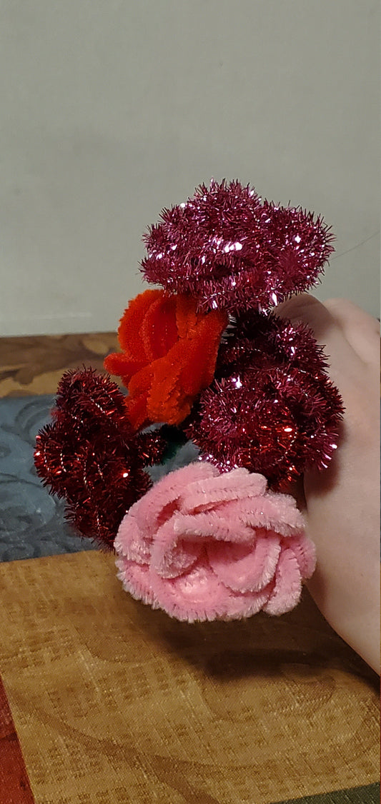 Chenille Stem Roses